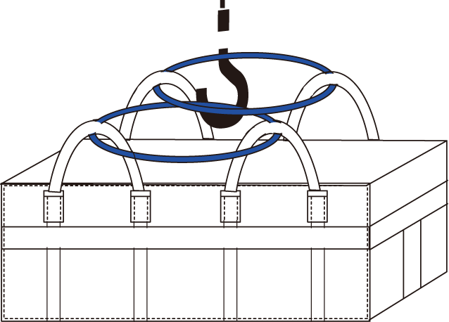 長尺用ロングバッグ 図